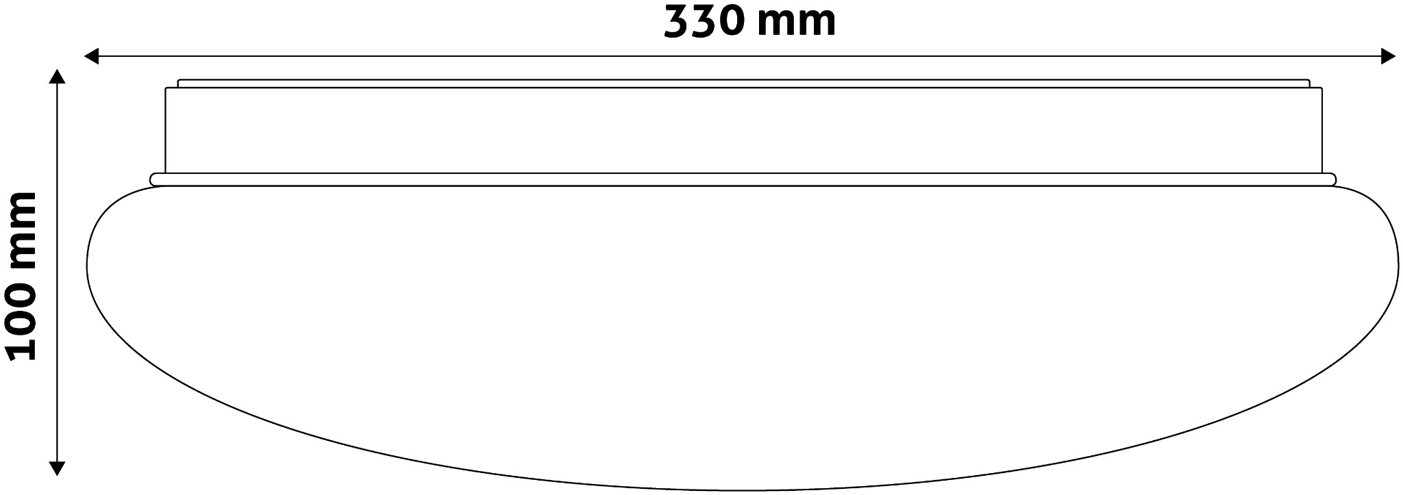 LED svítidlo typu UFO-Umbriel 18W 4000K